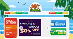 Desktop Screenshot of joyinflatables.com